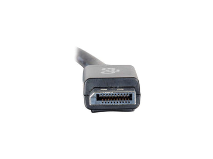 C2G 54401 Displayport Cable with Latches M/M, 8K UHD Compatible - Digital Audio Video, Black (6 Feet, 1.82 Meters)