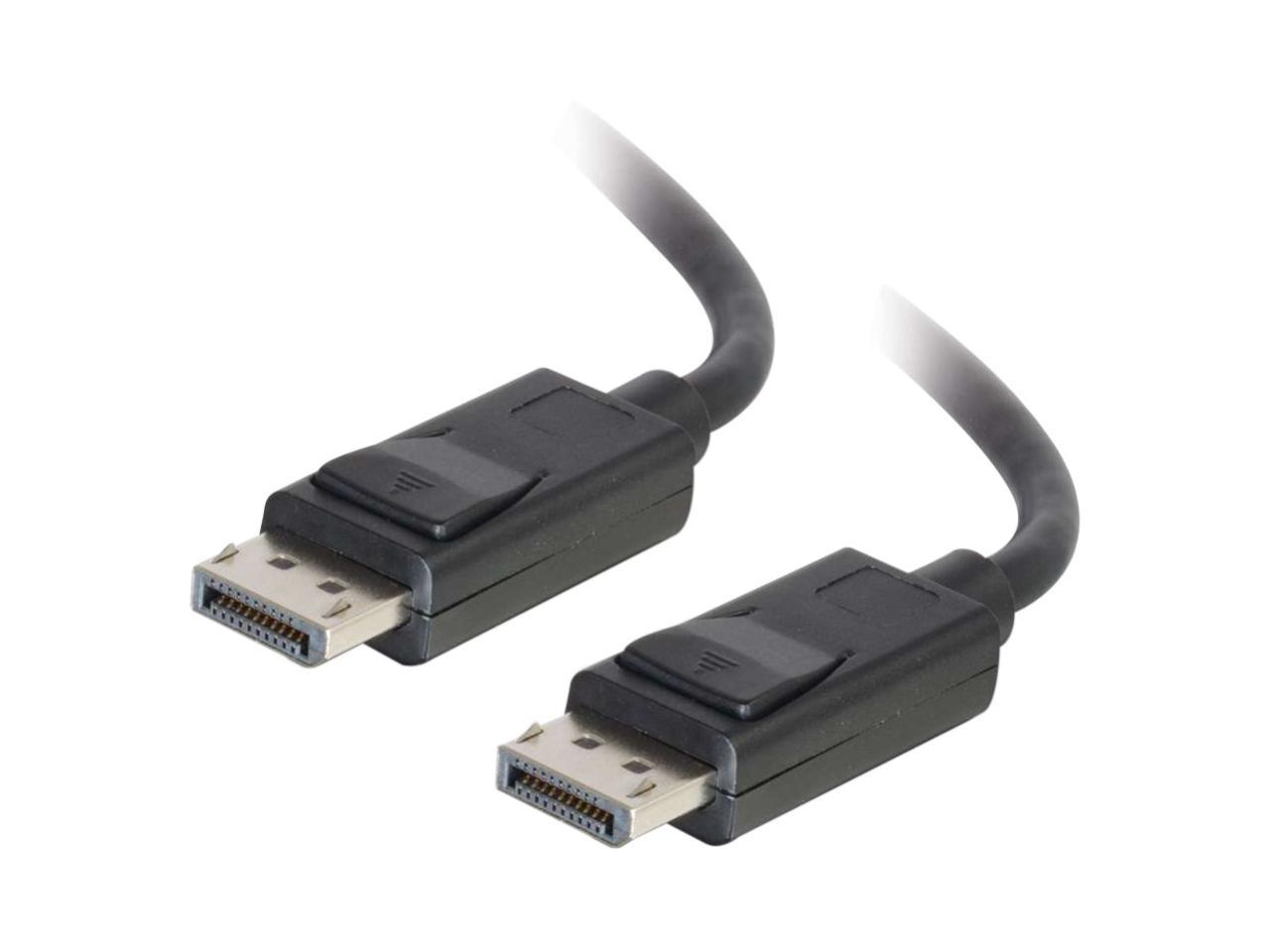 C2G 54404 DisplayPort Cable with Latches M/M, 8K UHD Compatible - Digital Audio Video, Black (25 Feet, 7.62 Meters)