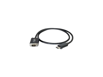 C2G 54333 DisplayPort Male to VGA Male Active Adapter Cable, TAA Compliant, Black (10 Feet, 3.04 Meters)