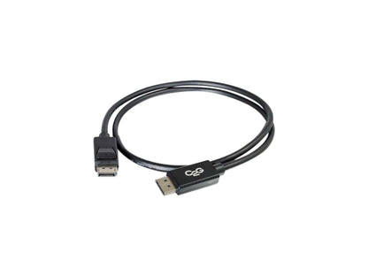 C2G 54402 DisplayPort Cable with Latches M/M, 8K UHD Compatible - Digital Audio Video, Black (10 Feet, 3.04 Meters)