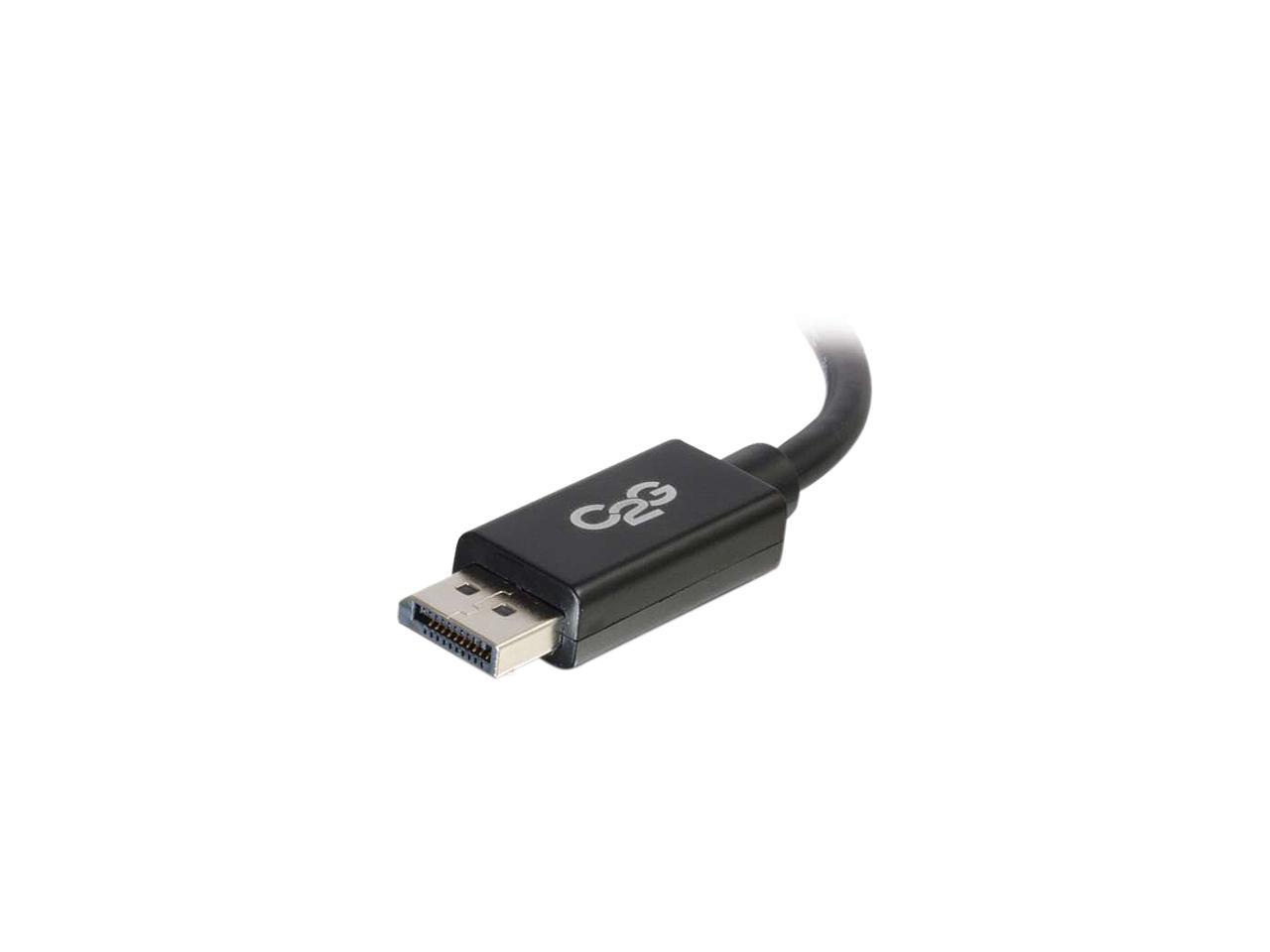 C2G 54402 DisplayPort Cable with Latches M/M, 8K UHD Compatible - Digital Audio Video, Black (10 Feet, 3.04 Meters)