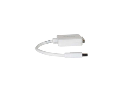 C2G 54312 Mini DisplayPort Male to Single Link DVI-D Female Adapter Converter, TAA Compliant, White (8 Inches)