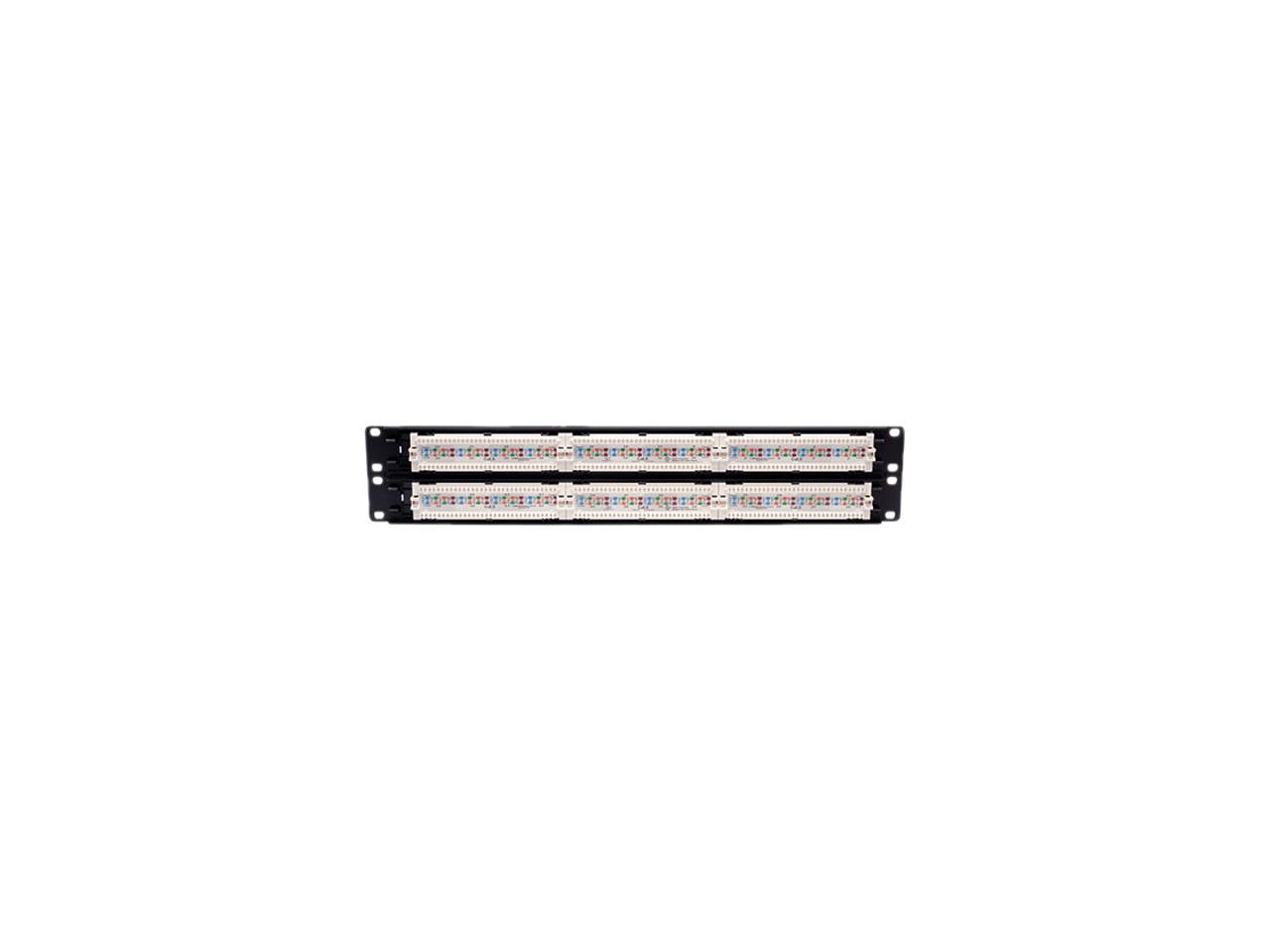 Tripp Lite 48-Port 2U Rackmount Cat6 110 Patch Panel 568B, RJ45 Ethernet (N252-048)