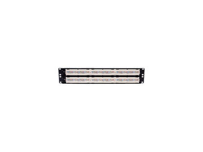Tripp Lite 48-Port 2U Rackmount Cat6 110 Patch Panel 568B, RJ45 Ethernet (N252-048)