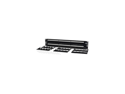 Tripp Lite 48-Port 2U Rackmount Cat6 110 Patch Panel 568B, RJ45 Ethernet (N252-048)