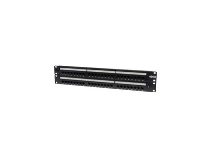 TRIPP LITE 48-Port 2U Rackmount Cat5e 110 Patch Panel, 568B, RJ45 Ethernet