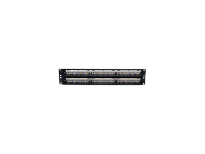 TRIPP LITE 48-Port 2U Rackmount Cat5e 110 Patch Panel, 568B, RJ45 Ethernet