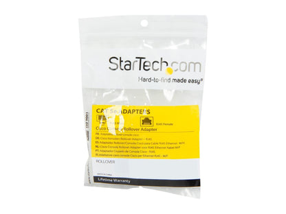 StarTech.com ROLLOVER Cisco Console Rollover Adapter for RJ45 Ethernet Cable M/F