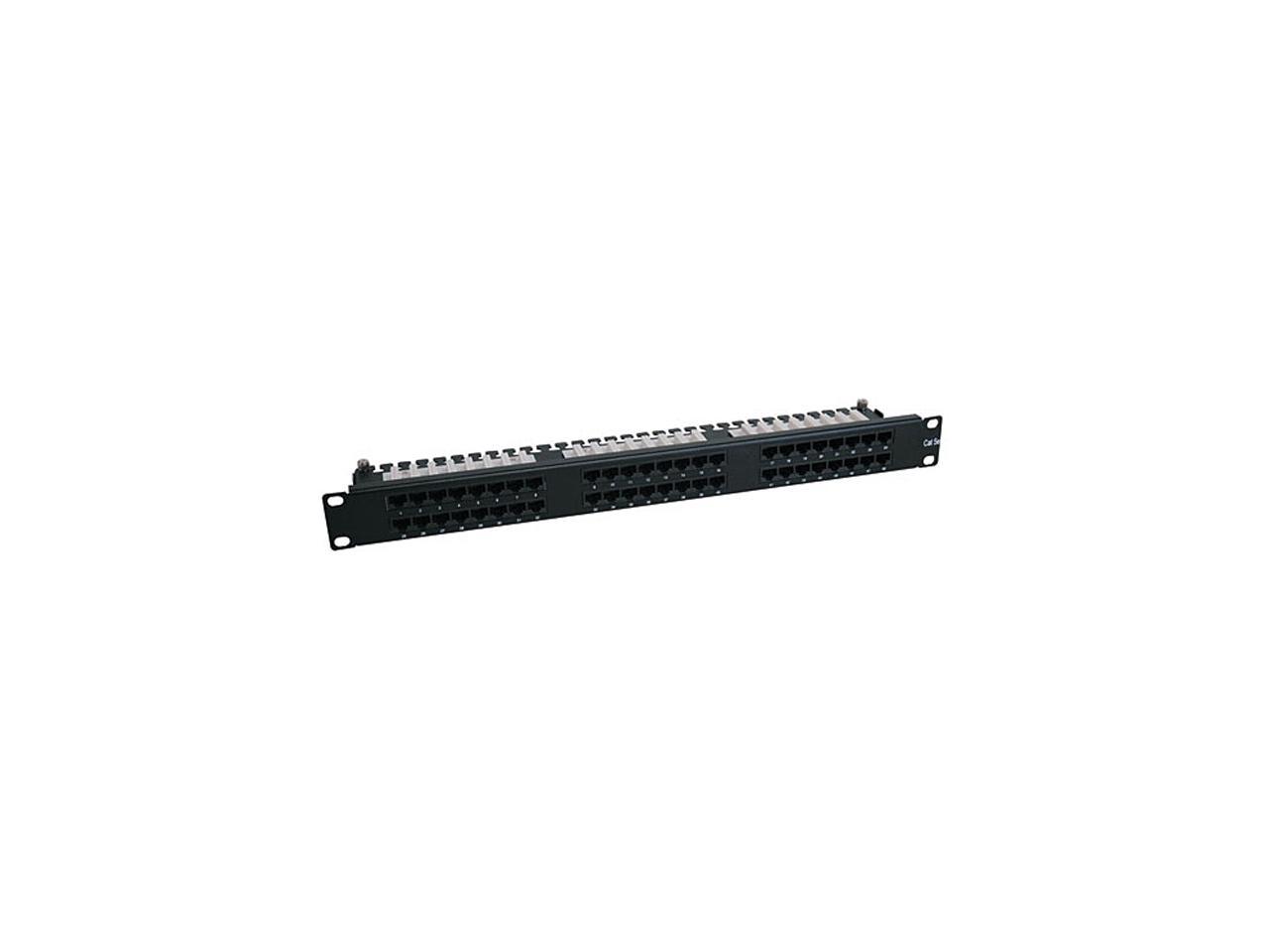 TRIPP LITE 48-Port 1U Rackmount Cat6 110 High Density Patch Panel, 568B, RJ45 Ethernet