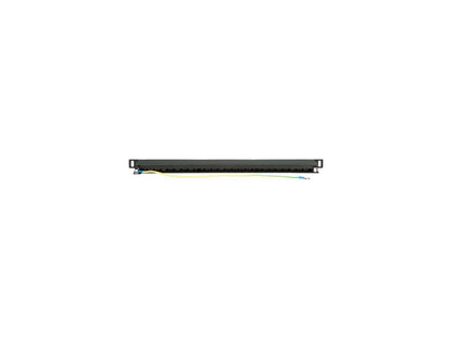 Tripp Lite Cat6a 24-Port High-Density Patch Panel - Shielded, Dual IDC, 568A/B, RJ45 Ethernet, 0.5U Rack-Mount (N252A-024-HUSHK)