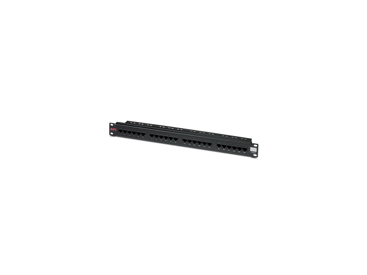 APC CAT6PNL-24 24 Port Cat 6 Network Patch Panel
