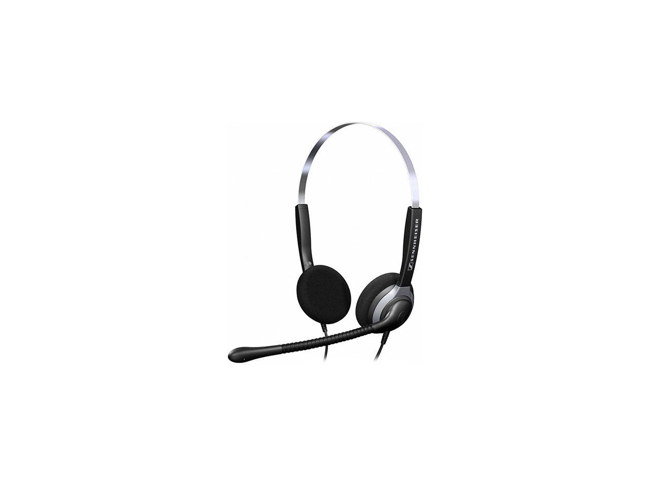 Over-the-Head SH250 Double-Sided Headset with Omni-Directional Microphone - Black