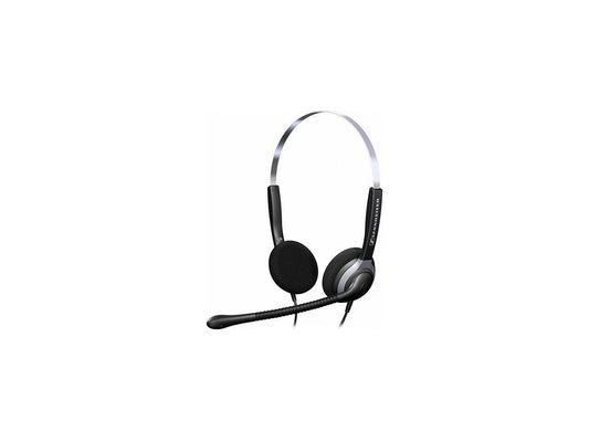 Over-the-Head SH250 Double-Sided Headset with Omni-Directional Microphone - Black