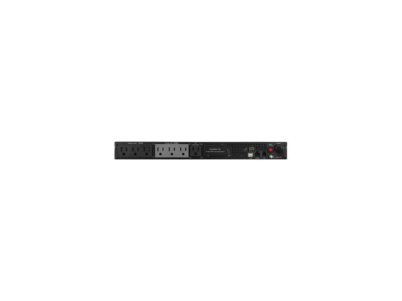 CyberPower PR500LCDRT1U Smart App Sinewave UPS 500VA 400W SNMP/HTTP 1U Rack/Tower