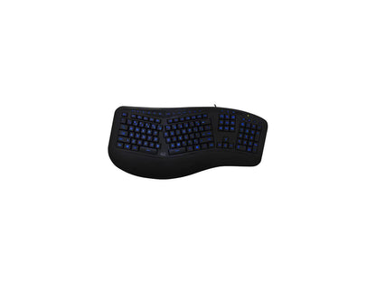 ERGONOMIC ILLUMINATED KEYBOARD