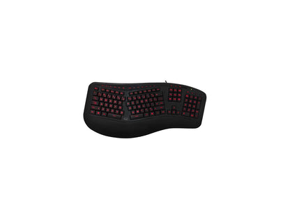 ERGONOMIC ILLUMINATED KEYBOARD