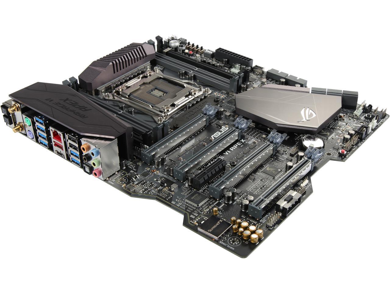 ASUS ROG RAMPAGE VI APEX LGA 2066 Intel X299 SATA 6Gb/s USB 3.1 USB 3.0 Extended ATX Intel Motherboard