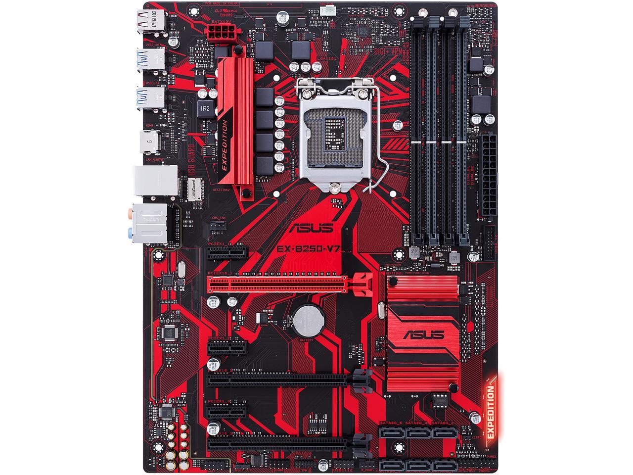 ASUS EX-B250-V7 LGA 1151 Intel B250 HDMI SATA 6Gb/s USB 3.1 ATX Intel Motherboard