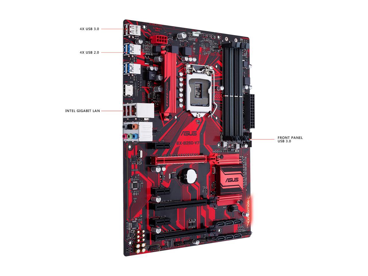 ASUS EX-B250-V7 LGA 1151 Intel B250 HDMI SATA 6Gb/s USB 3.1 ATX Intel Motherboard