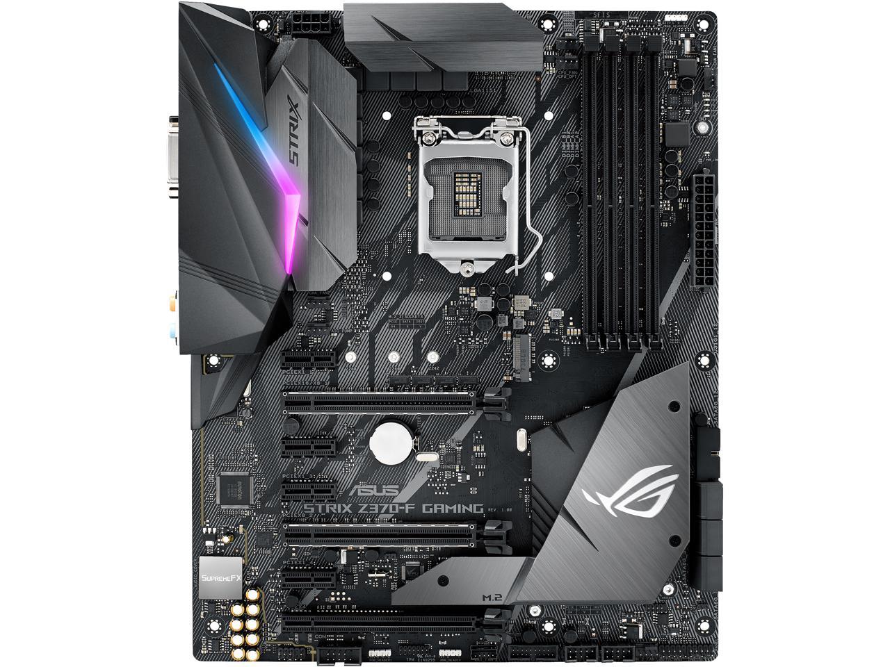 ASUS ROG Strix Z370-F Gaming LGA 1151 (300 Series) Intel Z370 HDMI SATA 6Gb/s USB 3.1 ATX Intel Motherboard