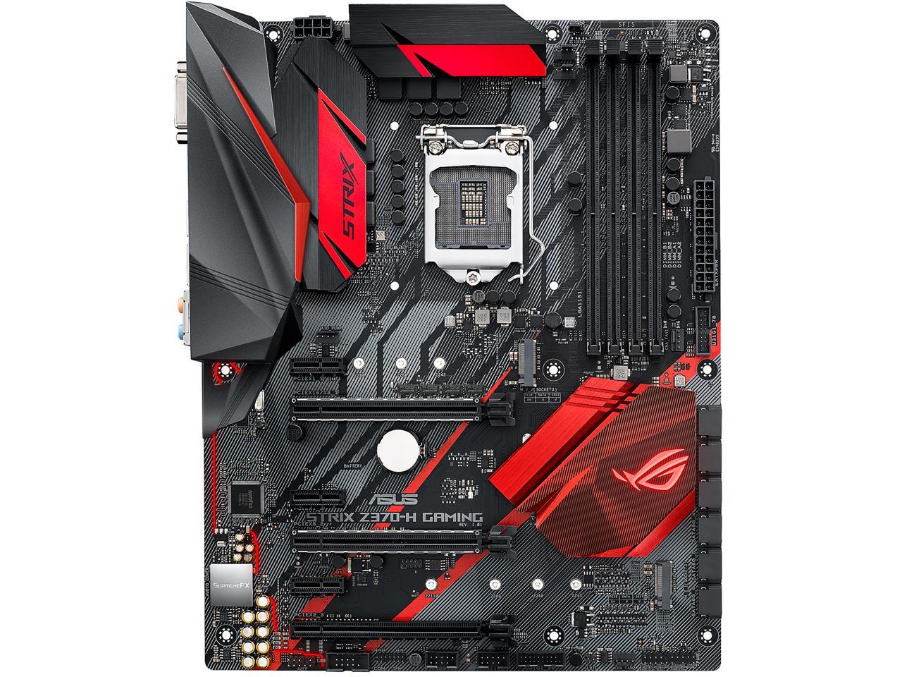 ASUS ROG Strix Z370-H Gaming LGA 1151 (300 Series) Intel Z370 HDMI SATA 6Gb/s USB 3.1 ATX Intel Motherboard