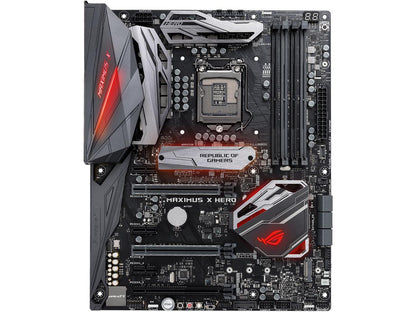 ASUS ROG Maximus X Hero LGA 1151 (300 Series) Intel Z370 HDMI SATA 6Gb/s USB 3.1 ATX Intel Motherboard