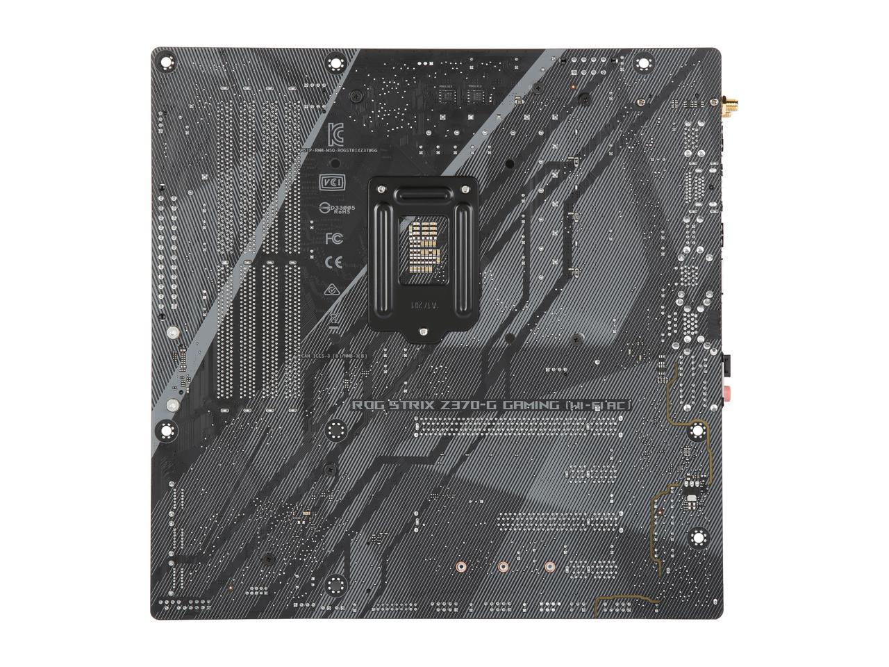 ASUS ROG STRIX Z370-G Gaming (WI-FI AC) LGA 1151 (300 Series) Intel Z370 HDMI SATA 6Gb/s USB 3.1 Micro ATX Intel Motherboard