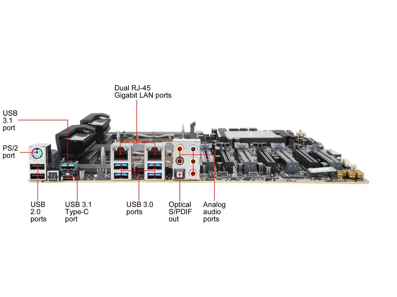 ASUS WS C621E Sage EEB Server Motherboard Dual LGA 3647 Intel C621