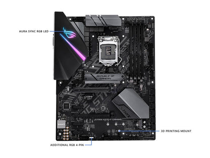 ASUS ROG Strix H370-F Gaming LGA1151 (300 Series) DDR4 DP HDMI DVI M.2 ATX MotherboardÂ with USB 3.1 Gen2