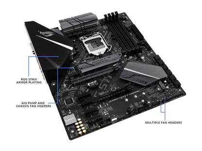 ASUS ROG Strix H370-F Gaming LGA1151 (300 Series) DDR4 DP HDMI DVI M.2 ATX MotherboardÂ with USB 3.1 Gen2