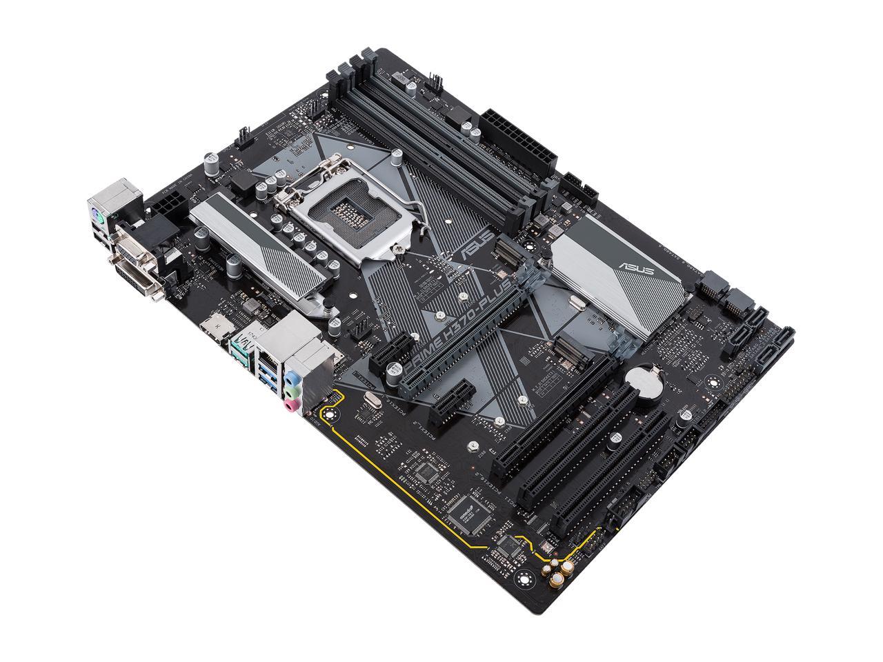 ASUS Prime H370-Plus LGA1151 (300 Series) DDR4 HDMI DVI VGA M.2 ATX Motherboard