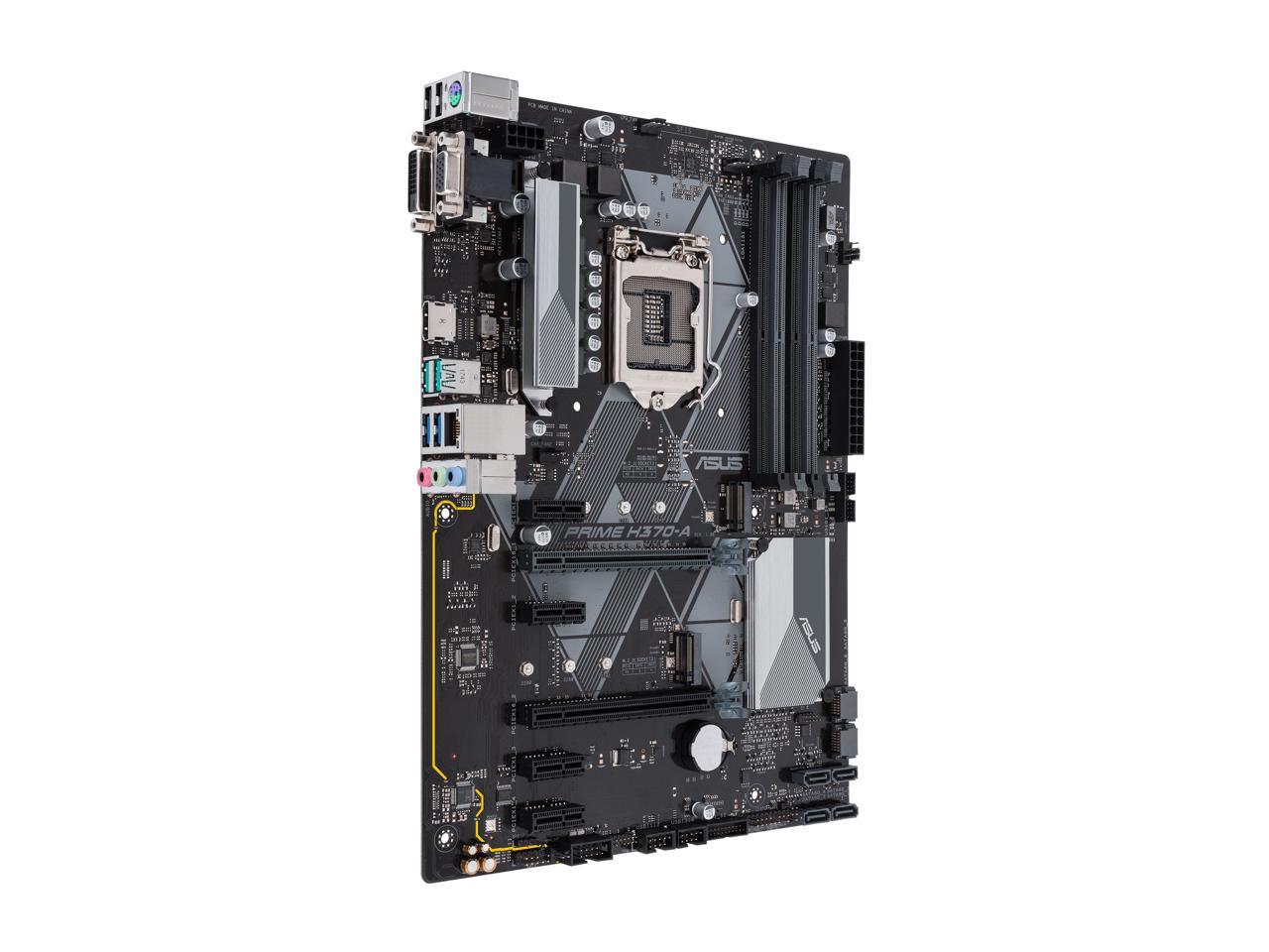 ASUS Prime H370-A/CSM LGA1151 (300 Series) DDR4 HDMI DVI VGA M.2 ATX Motherboard