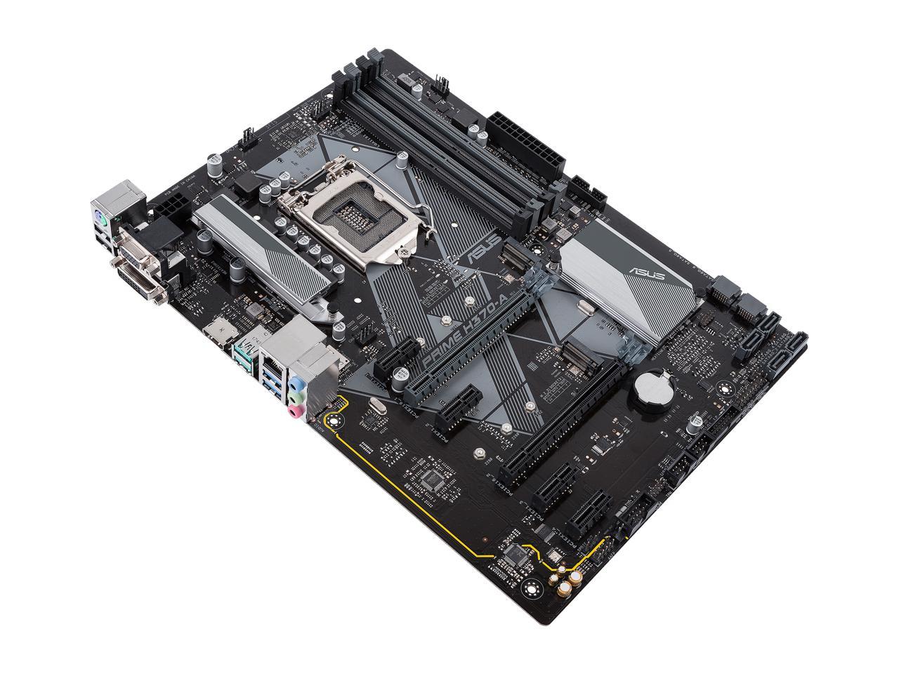 ASUS Prime H370-A/CSM LGA1151 (300 Series) DDR4 HDMI DVI VGA M.2 ATX Motherboard