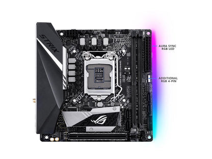 ASUS ROG STRIX B360-I GAMING LGA1151 (300 Series) DDR4 DP HDMI M.2 Mini-ITX Motherboard