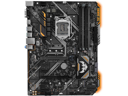 ASUS TUF B360-Plus Gaming LGA1151 (300 Series) DDR4 HDMI VGA M.2 ATX Motherboard