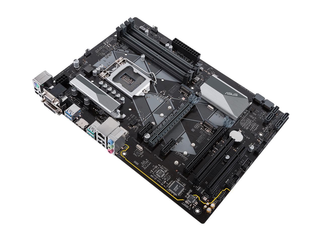 ASUS Prime B360-Plus LGA1151 (300 Series) DDR4 HDMI DVI VGA M.2 ATX Motherboard