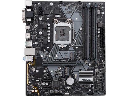 ASUS PRIME B360M-A LGA1151 (300 Series) DDR4 HDMI DVI VGA M.2 mATX Motherboard