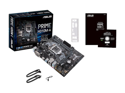 ASUS Prime H310M-A LGA1151 (300 Series) DDR4 HDMI VGA DVI Motherboard