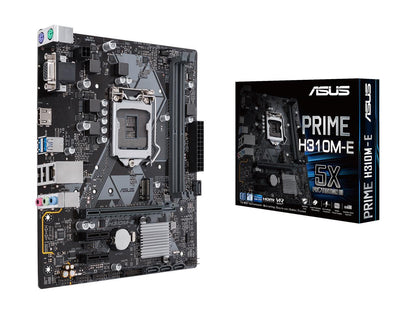 ASUS PRIME H310M-E LGA 1151 (300 Series) Intel H310 HDMI SATA 6Gb/s USB 3.1 uATX Intel Motherboard