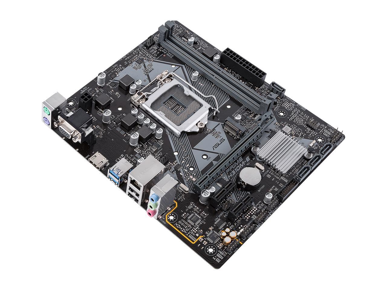 ASUS PRIME H310M-E LGA 1151 (300 Series) Intel H310 HDMI SATA 6Gb/s USB 3.1 uATX Intel Motherboard