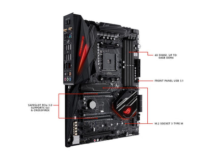 ASUS ROG Crosshair VII Hero (Wi-Fi) AM4 AMD X470 SATA 6Gb/s ATX AMD Motherboard