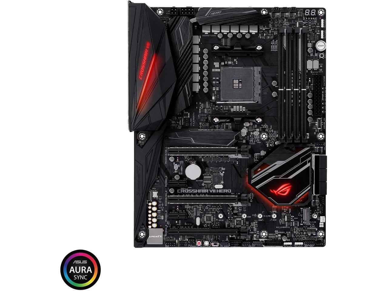 ASUS ROG Crosshair VII Hero AM4 AMD X470 SATA 6Gb/s ATX AMD Motherboard