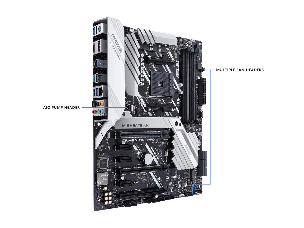 ASUS Prime X470-Pro AM4 AMD X470 SATA 6Gb/s ATX AMD Motherboard