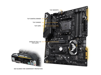 ASUS TUF X470-Plus Gaming AM4 AMD X470 SATA 6Gb/s ATX AMD Motherboard