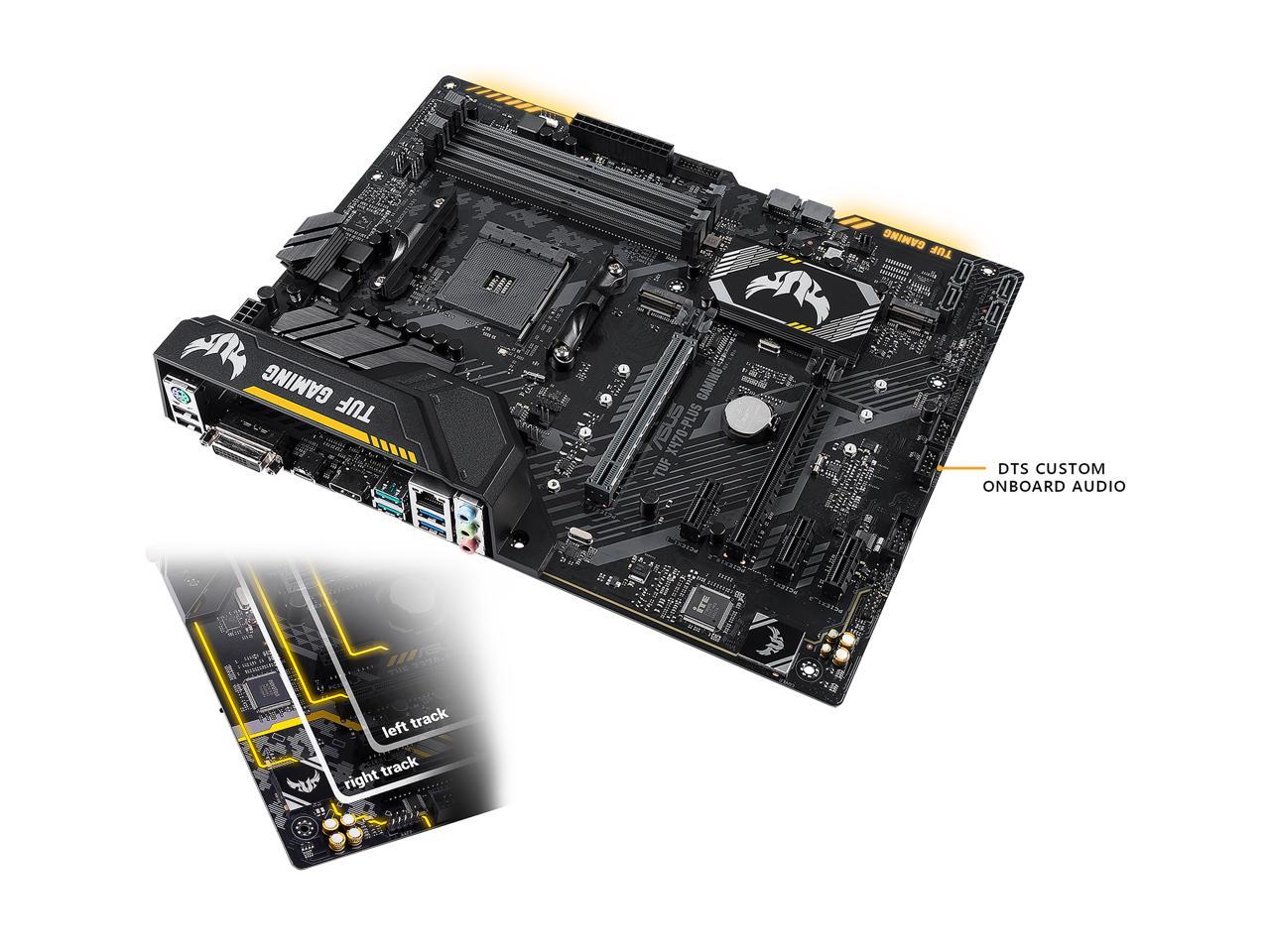 ASUS TUF X470-Plus Gaming AM4 AMD X470 SATA 6Gb/s ATX AMD Motherboard