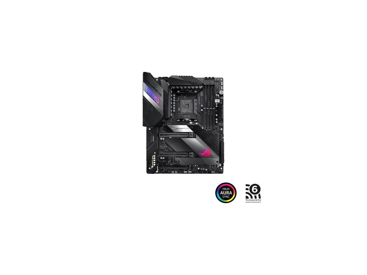 ASUS AMD AM4 ROG X570 Crosshair VIII Hero (Wi-Fi) ATX Motherboard with PCIe 4.0, Dual M.2, SATA 6Gb/s, USB3.2 Gen 2, 2.5Gbps LAN, WiFi 6