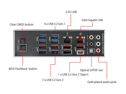 ASUS AMD AM4 ROG X570 Crosshair VIII Hero ATX Motherboard with PCIe 4.0, 2.5Gbps LAN, Dual M.2, SATA 6Gb/s, USB 3.2 Gen 2