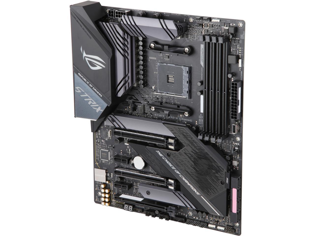 ASUS AMD AM4 ROG Strix X570-E Gaming ATX Motherboard with PCIe 4.0, WiFi 6, 2.5Gbps LAN, Dual M.2, SATA 6Gb/s, USB 3.2 Gen 2