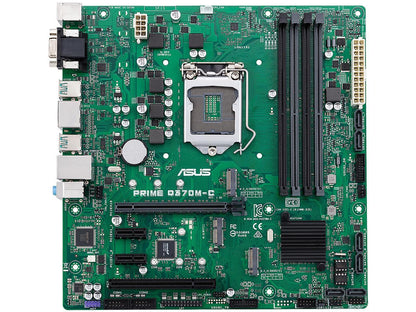ASUS PRIME Q370M-C/CSM LGA 1151 (300 Series) Intel Q370 SATA 6Gb/s uATX Intel Motherboard