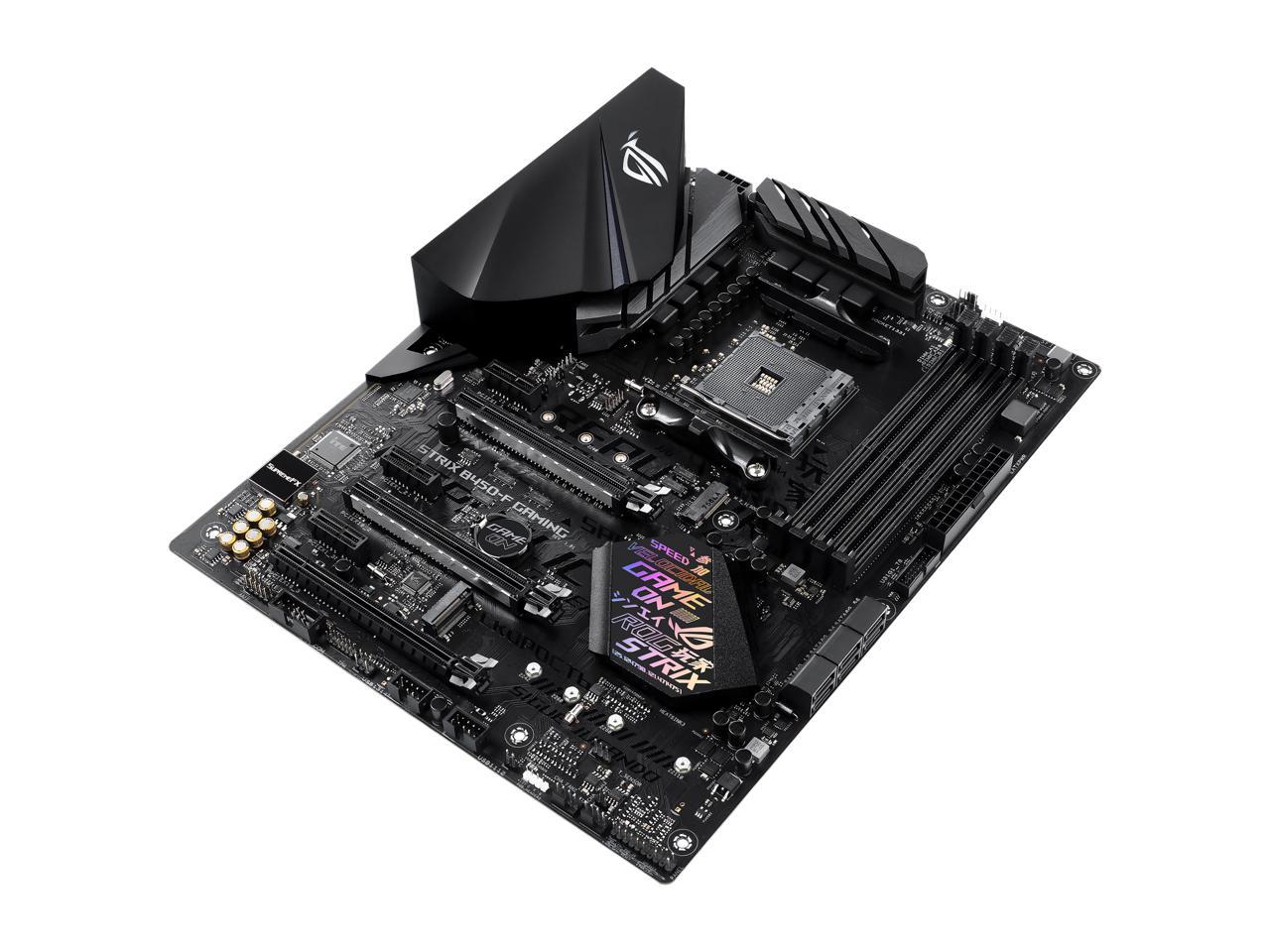 ASUS ROG STRIX B450-F GAMING AM4 AMD B450 SATA 6Gb/s ATX AMD Motherboard